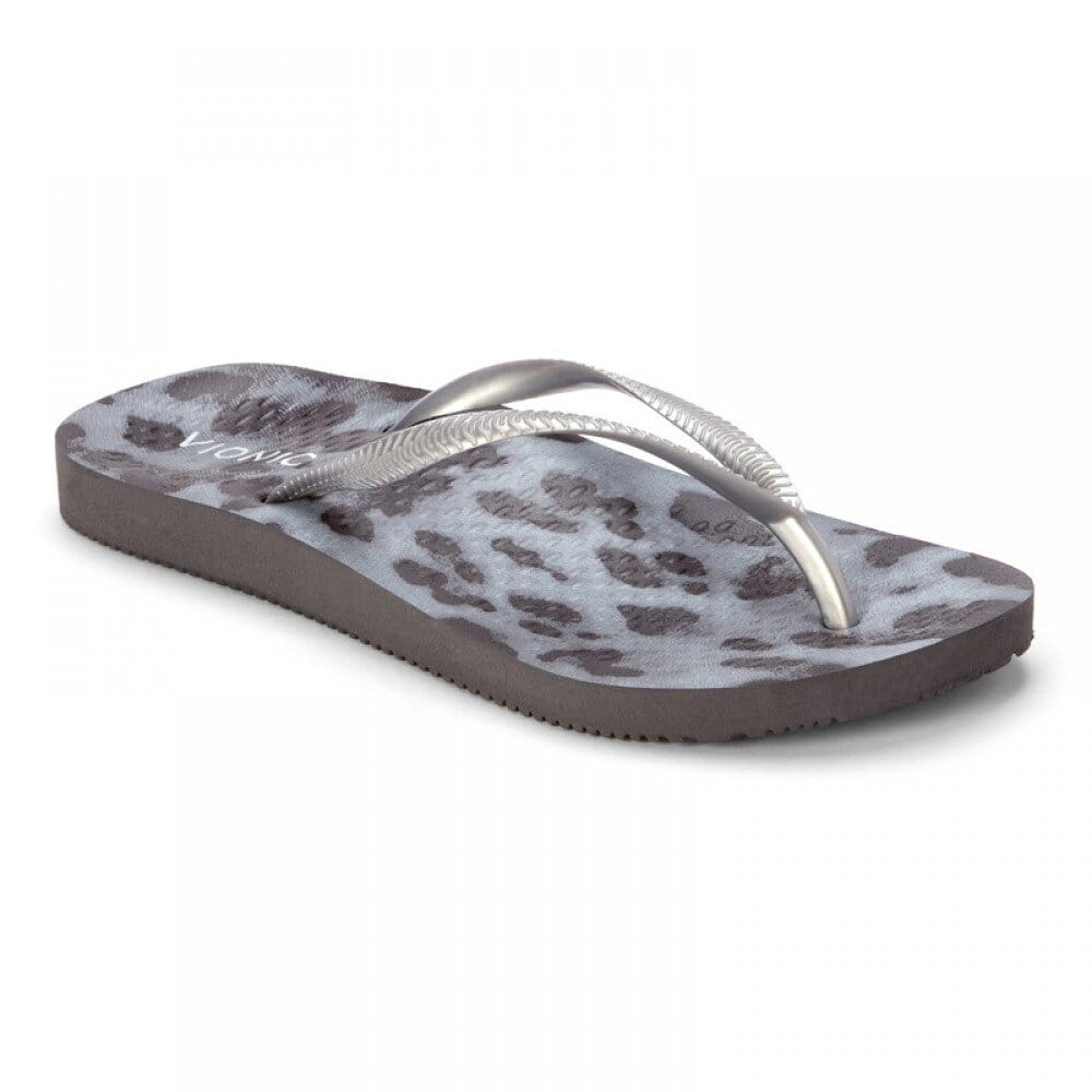 Beach Noosa Black Cheetah Silver Comfortplus .cy